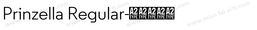 Prinzella Regular字体转换